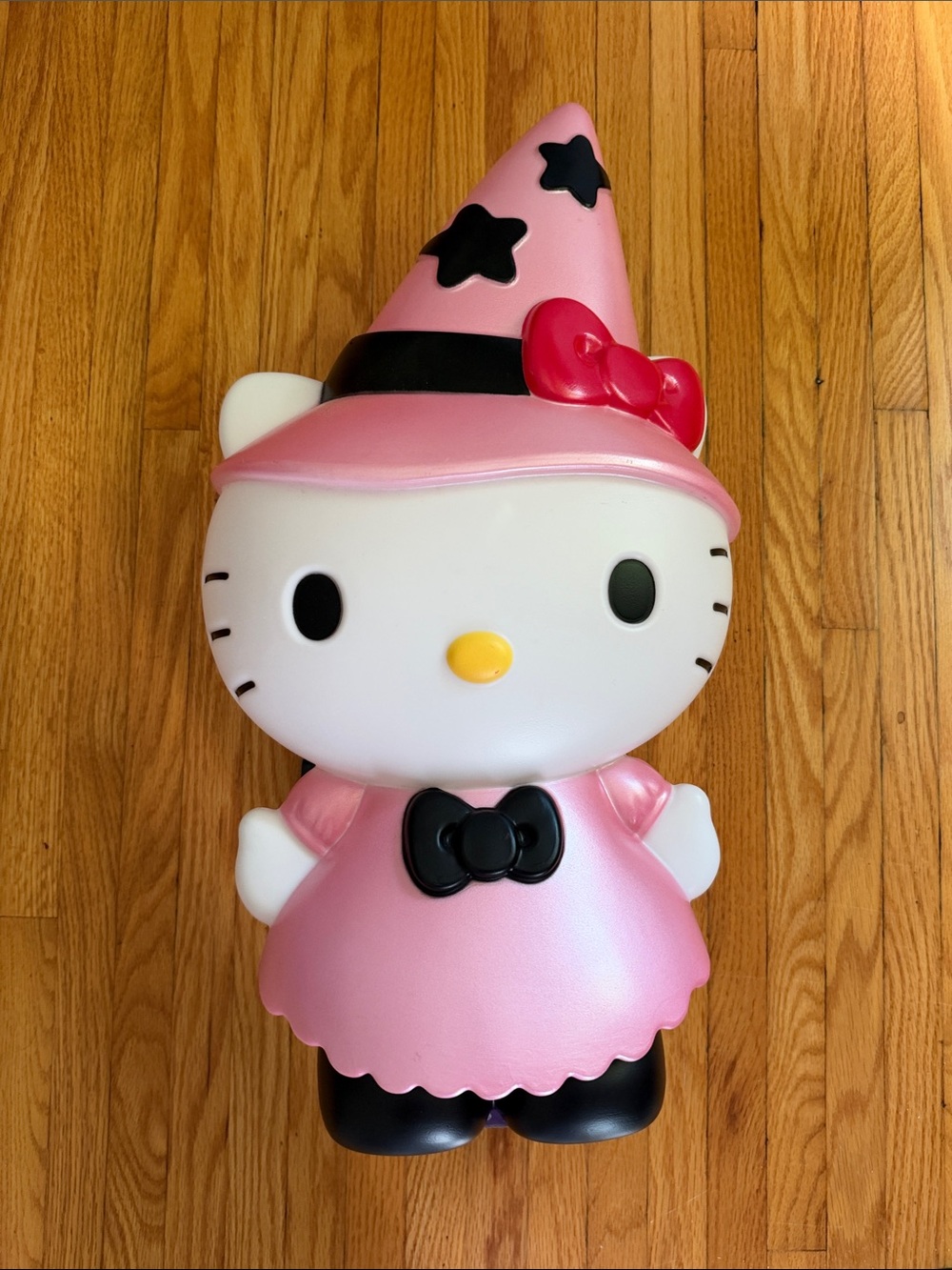 Hello Kitty Pink Witch Blow Mold